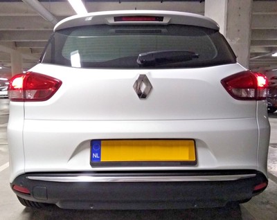 Renault Clio Iv Grandtour Chrome Rear Trim Strip Trunk Tuning Tailgate Garnish Ebay