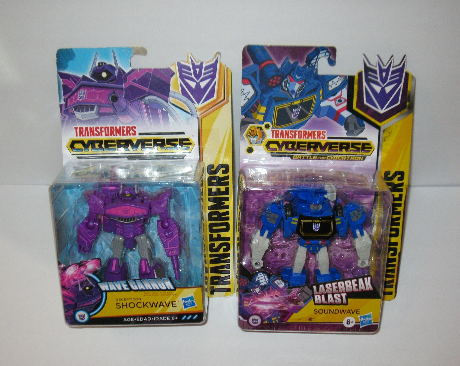 2) Transformers Laserbeak Blast Soundwave & Decepticon