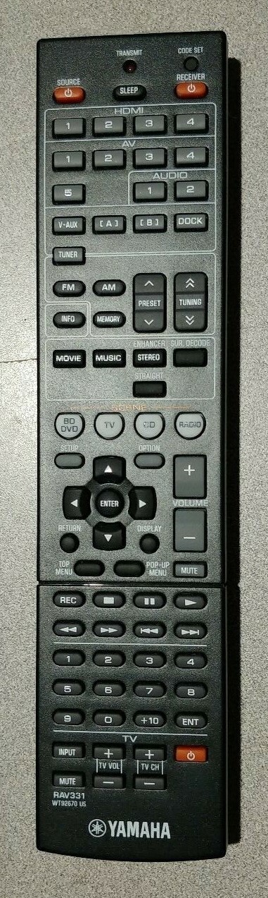 Yamaha RX-V367 - 5.1 Channel 3D-Passthrough HDMI Receiver - Excellent Condition