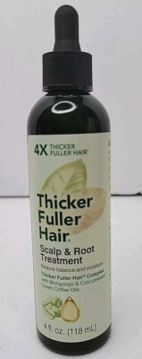 Thicker Fuller Hair Scalp & Root Treatment Advanced Thickening Solution NEW