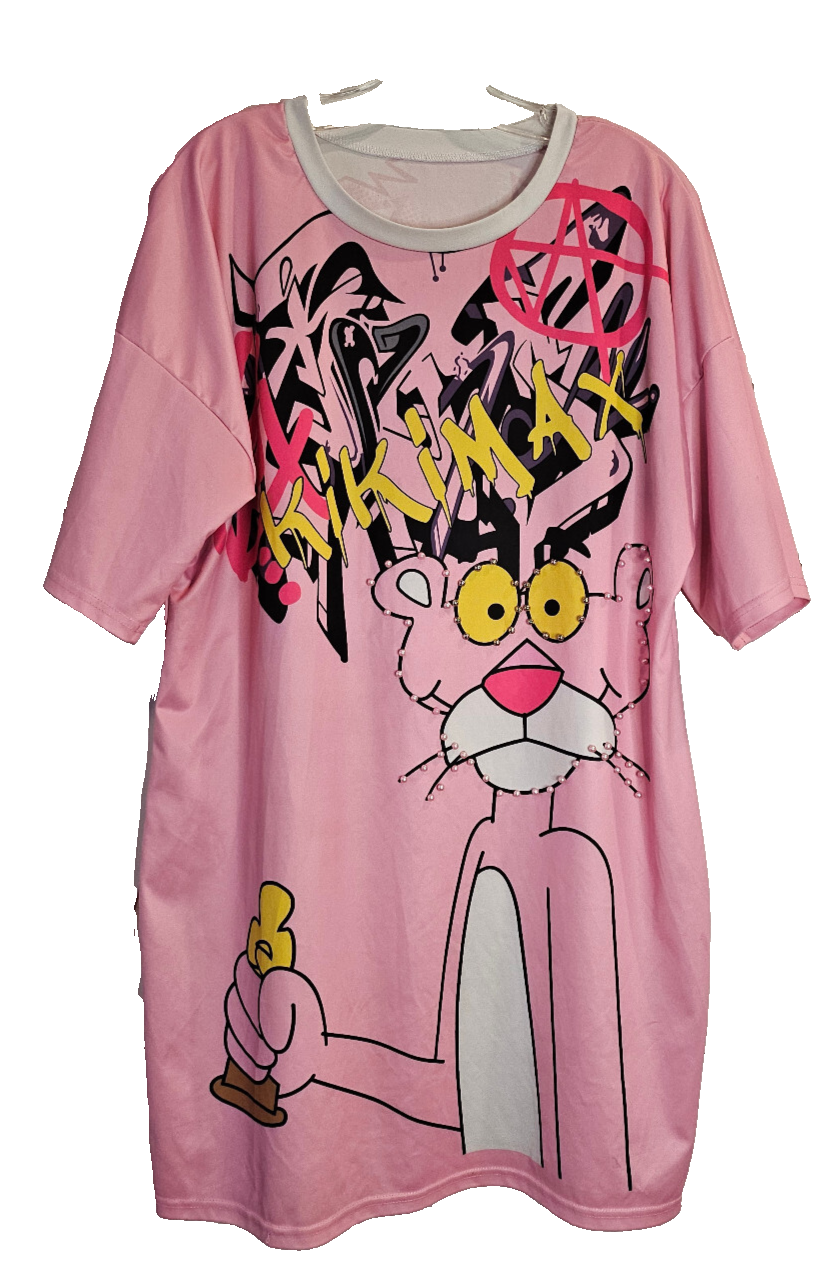 人形 pinkmakochan Kiki Max Pink Panther Womens Dress w/Beads Size Medium | eBay