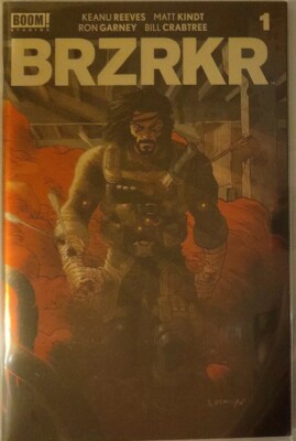 BRZRKR 1 NM 1ST PRINT GRAMPA FOIL VARIANT KEANU REEVES - BOOM STUDIOS 