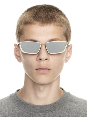 Pre-owned Off-white Oeri119s24met0017272 Richfield Sunglasses