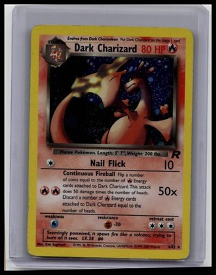 Dark Charizard - 4/82 - Pokemon Team Rocket Unlimited Holo Rare