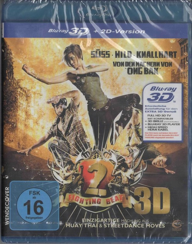 Fighting Beat 2 Muay Thai Streetdance Moves 3d Blu Ray Neu Jeeja Yanin