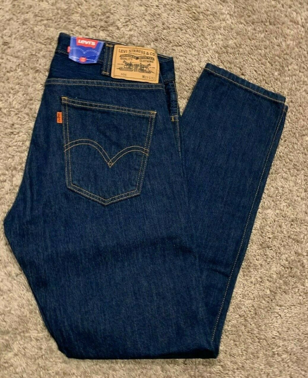Levi's Vintage Clothing LVC Orange Tab 606 Jeans Made US Levi's Vintage Clothing LVC Orange Tab 606 Jeans Made US