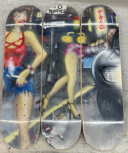 SUPREME/ LADY PINK SKATEBOARD ALL 3 FULL SET (IN HAND) FAST SUPREME/ LADY PINK SKATEBOARD ALL 3 FULL SET (IN HAND) FAST