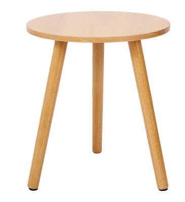 Kmart oak look side cheap table