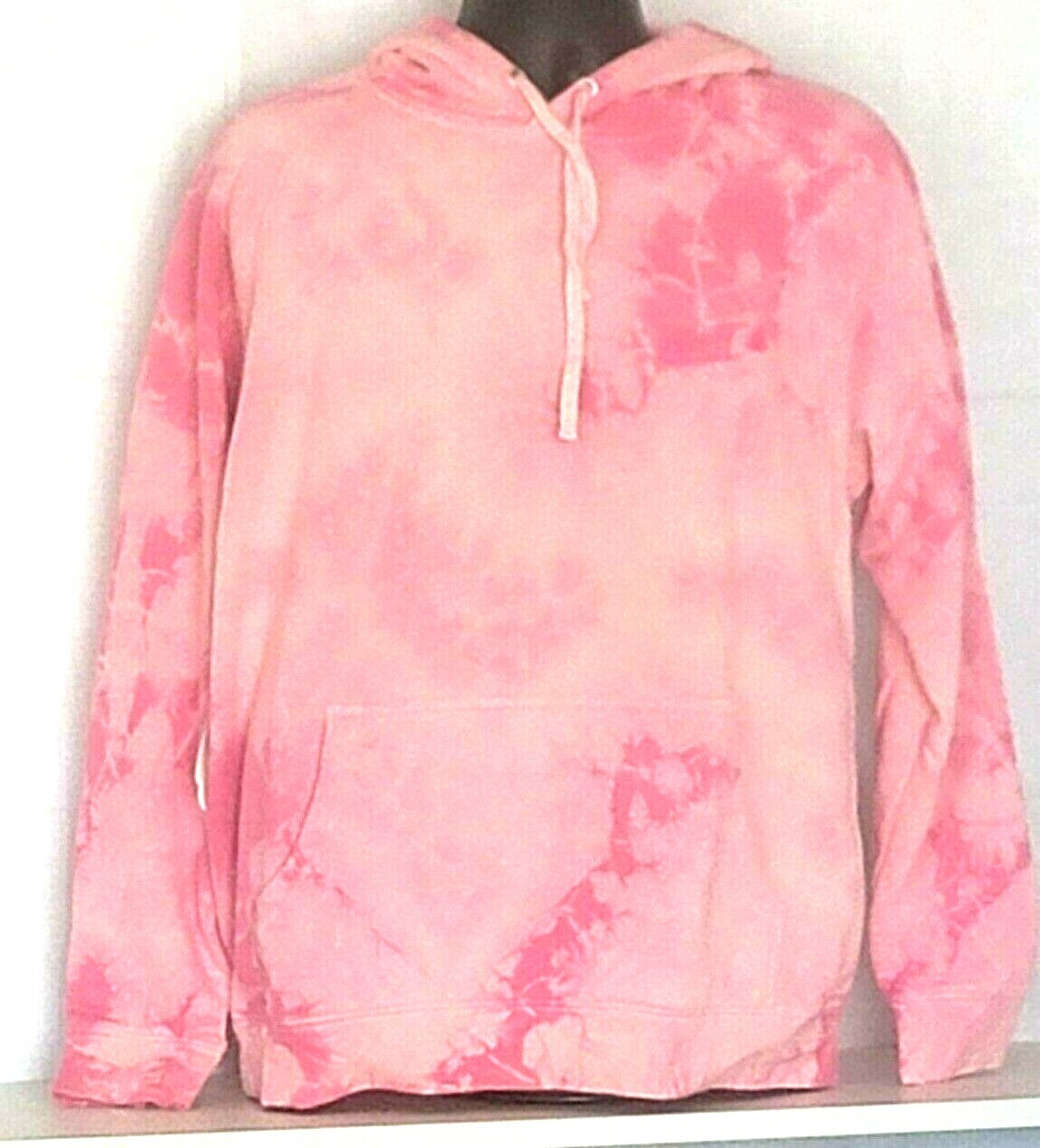 Pre-owned Ghost Lifestyle Limited Edition Bubblicious Sweatshirt Hoodie Pink Tie Dye