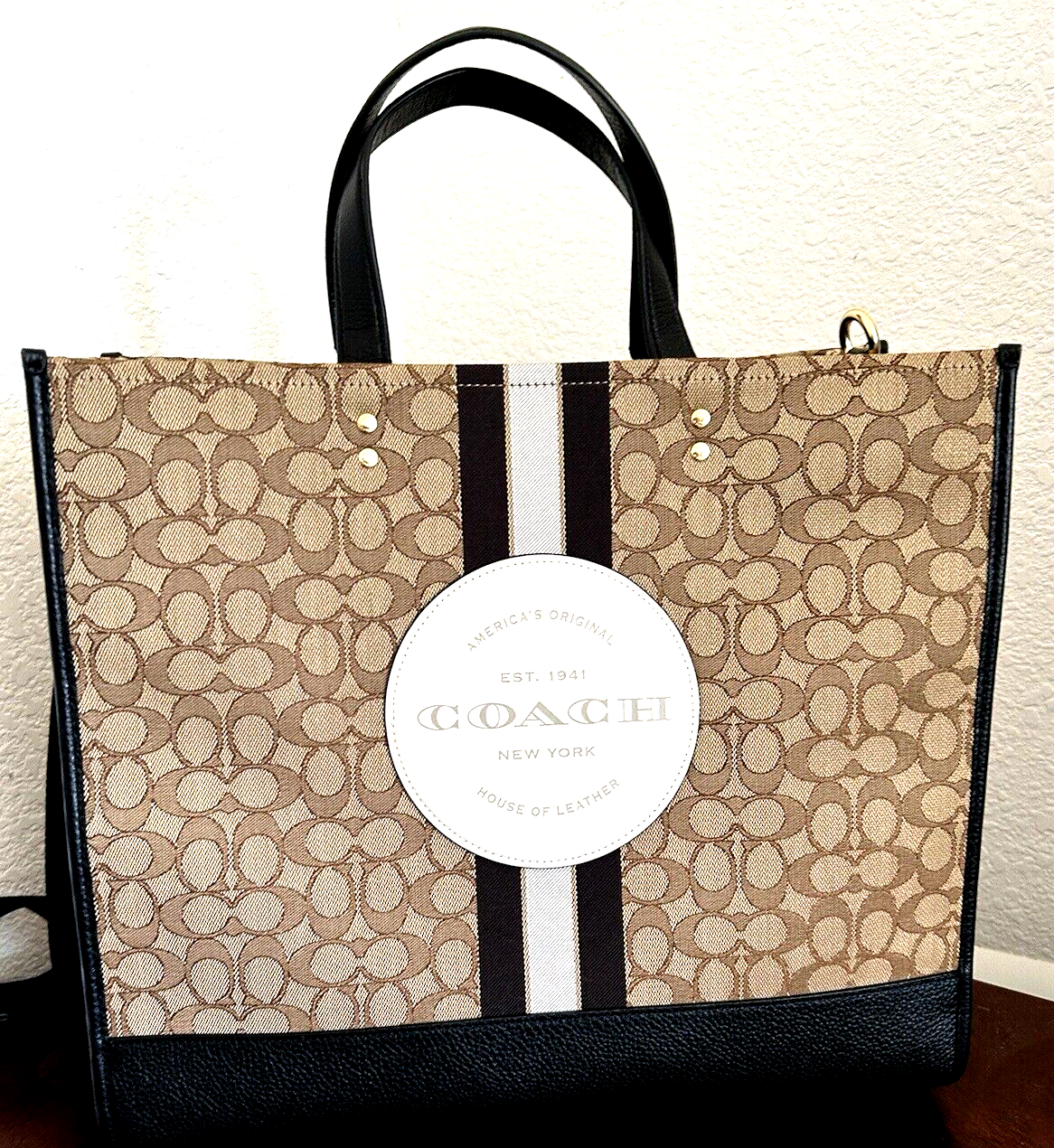 COACH デンプシー Coach Outlet Dempsey Tote 40 In Signature Jacquard With