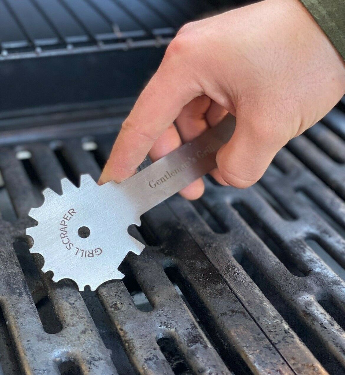 Grillbürste Grillschaber Grillkratzer Grillreiniger  Rostschaber Edelstahl