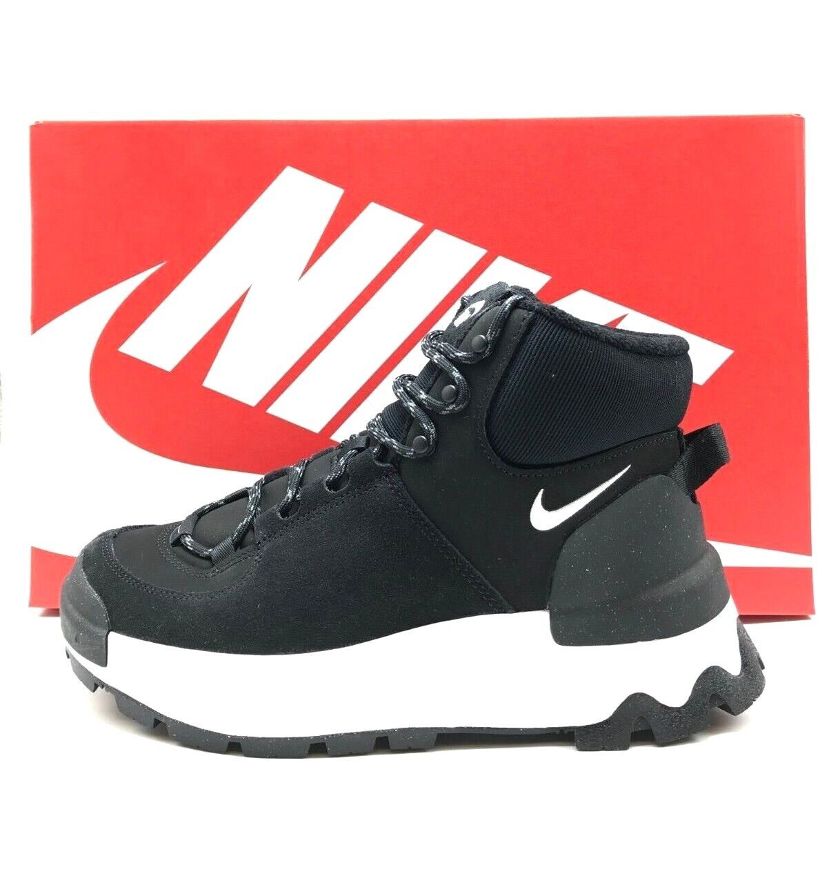 NEW* Women NIKE CITY CLASSIC BOOT SHOES BLACK (DQ5601 001 NEW* Women NIKE CITY CLASSIC BOOT SHOES BLACK (DQ5601 001