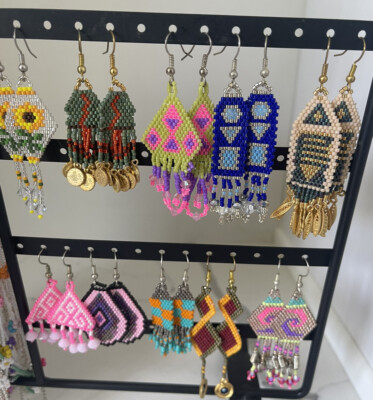 Handmade Miyuki Seed Bead Earrings 19.99 $