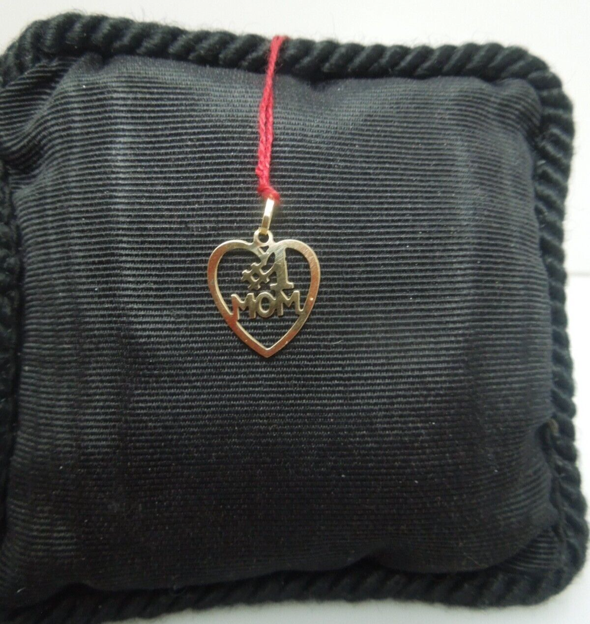 s421 14kt Yellow Gold #1 Mom Pendant Signed | eBay