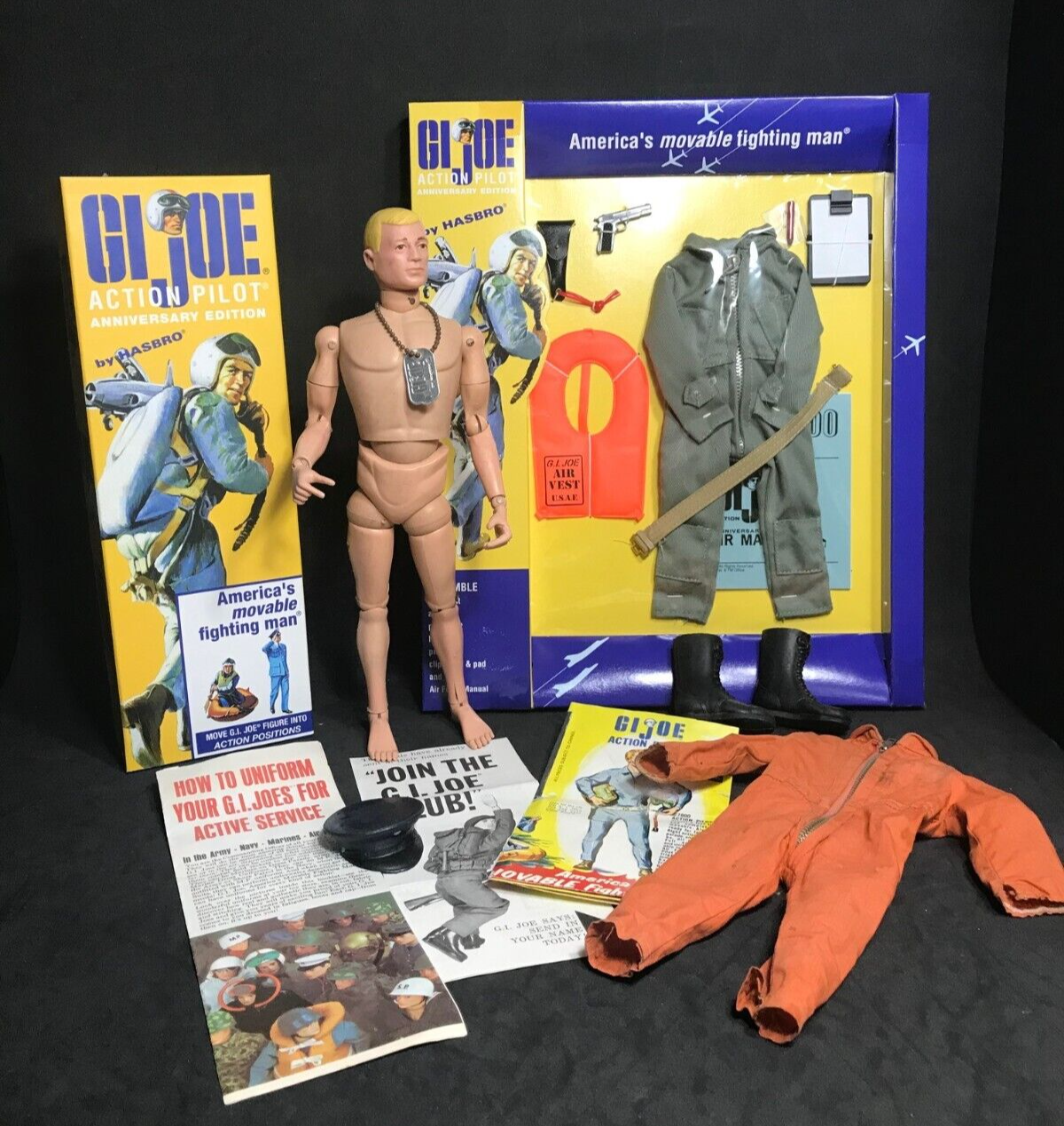 ビンテージGI ジョー 1964 アクションパイロットセット ハスブロ