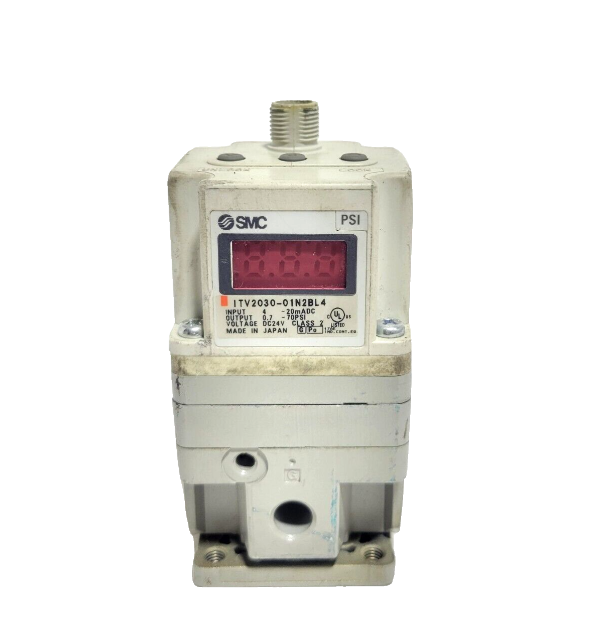 SMC PSI ITV2030-01N2BL 4 INPUT 4 - AS IS - UNTESTED.