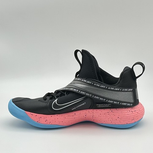 Nike React HyperSet SE Black Pink Men's Volleyball Shoes Size 9 DJ4473
