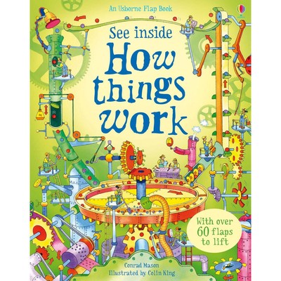 See Inside How Things Work (Usborne See Inside) by Conrad Mason, Colin King NEW
