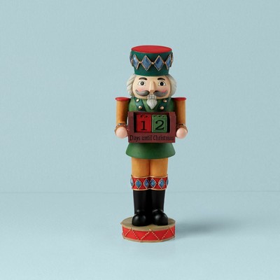 Lenox Nutcracker Figurine Countdown To Christmas Calendar Number Blocks Gift NEW