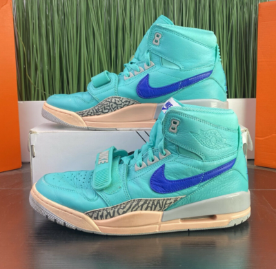 RARE Nike Air Jordan Legacy 312 Hyper Jade Mens Shoes AV3922-348 Size 10.5