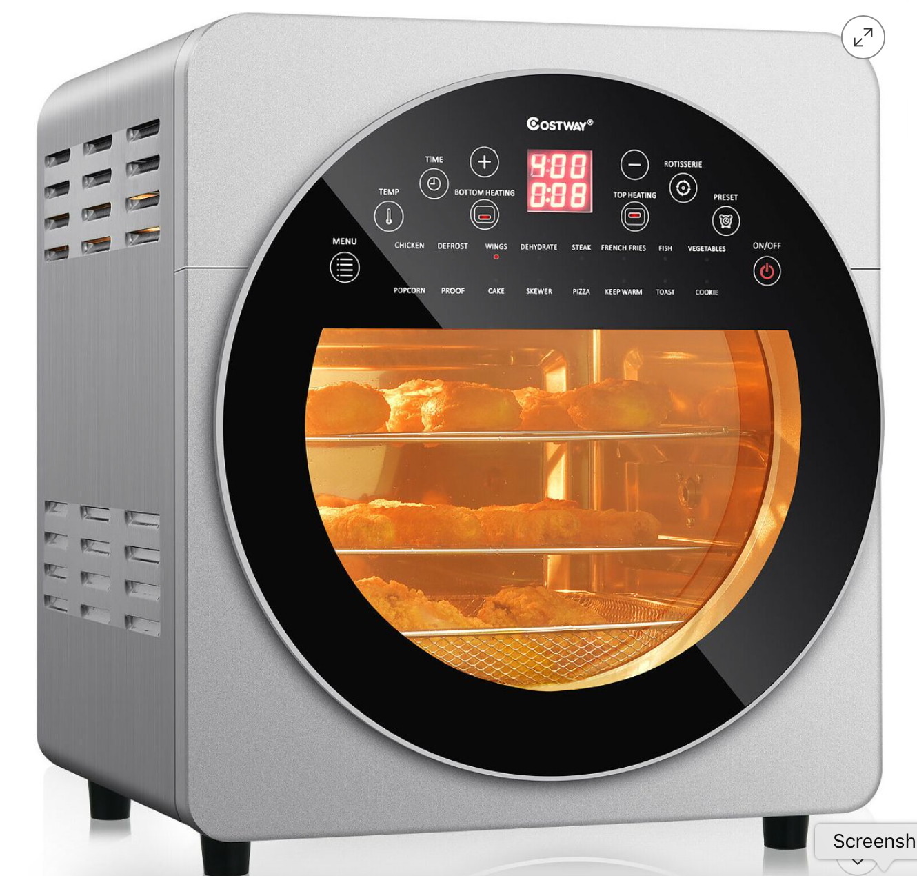 Oven 15.5 Qt Toaster Oven Dehydrator Rotisserie W/ Accessories