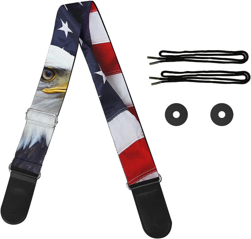 S,stylish Acoustic Guitar Strap Set For Ba