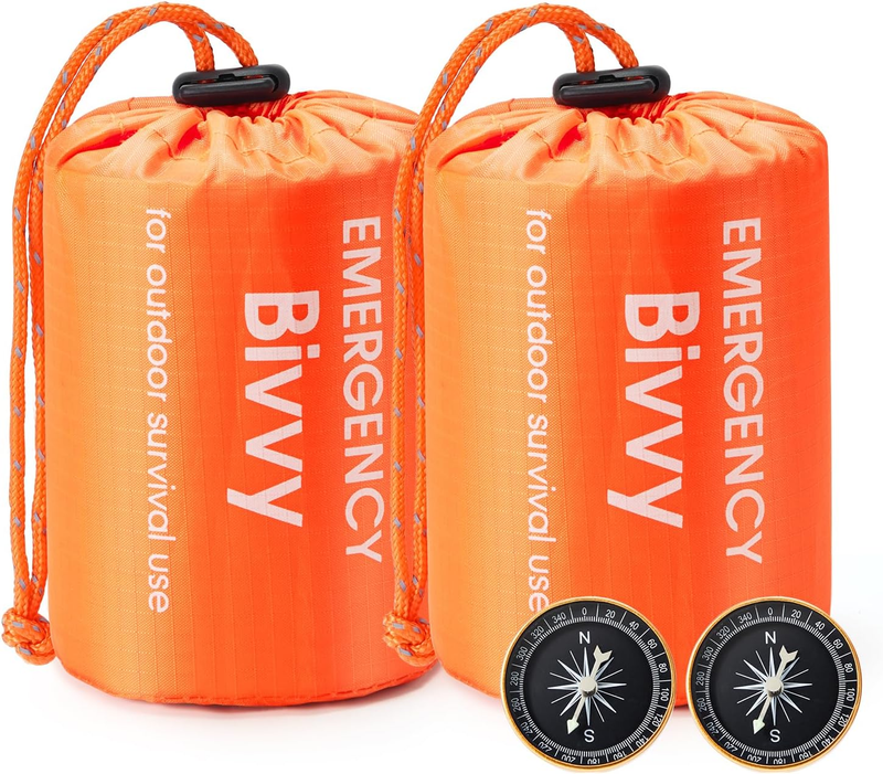 Emergency Sleeping Bag, Survival Bag Portable Thermal Bivy Sack