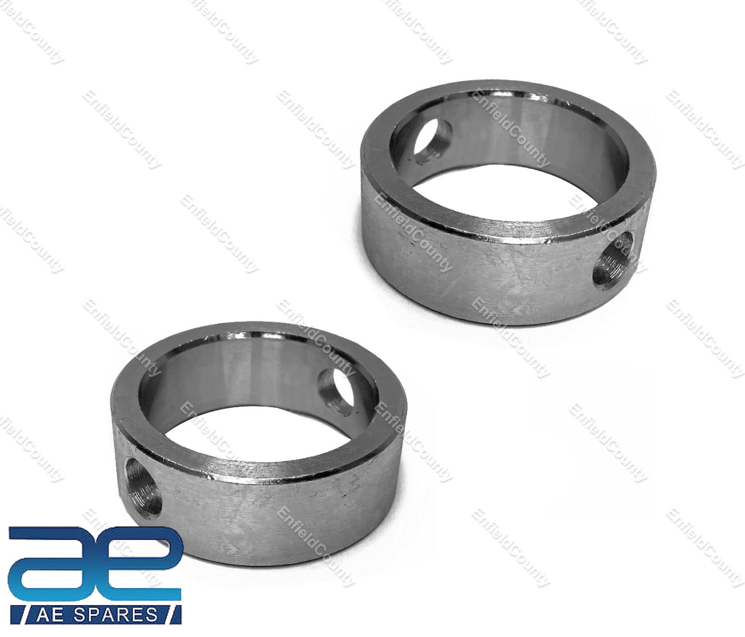 For JCB 3CX Excavator Bucket Loader Collar Steel Pair 