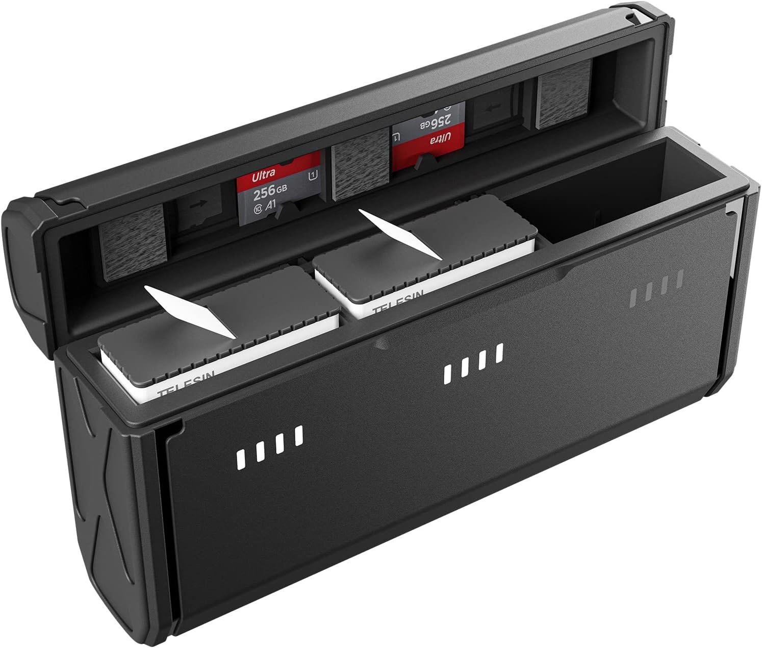 Battery Charging Case for GoPro Hero 13 Portable 3-Slots Smart Charging