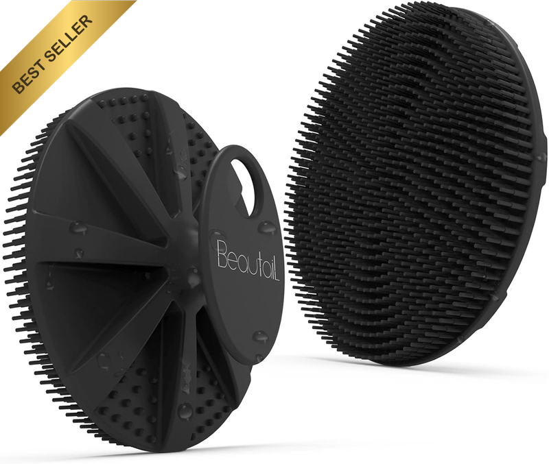 Silicone Body Scrubber Shower Bath Brush, More Hygienic than Traditional Loofah,
