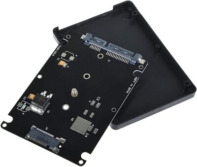 M.2 NGFF SSD to 2.5'' SATA III Enclosure 7mm Drive Adapter 2242 2260 2280