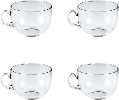 S | Set Of 4 22 Oz - Clear