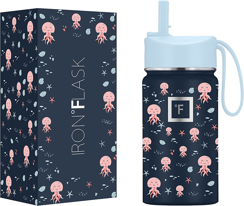 - 14 Oz, Straw Lid, 20 Name Stickers, Vacuum Insulated Stain