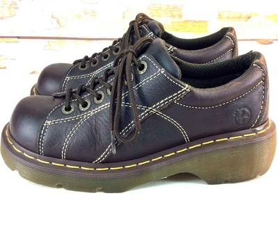 dr martens serova black embroidered chunky flatform shoes