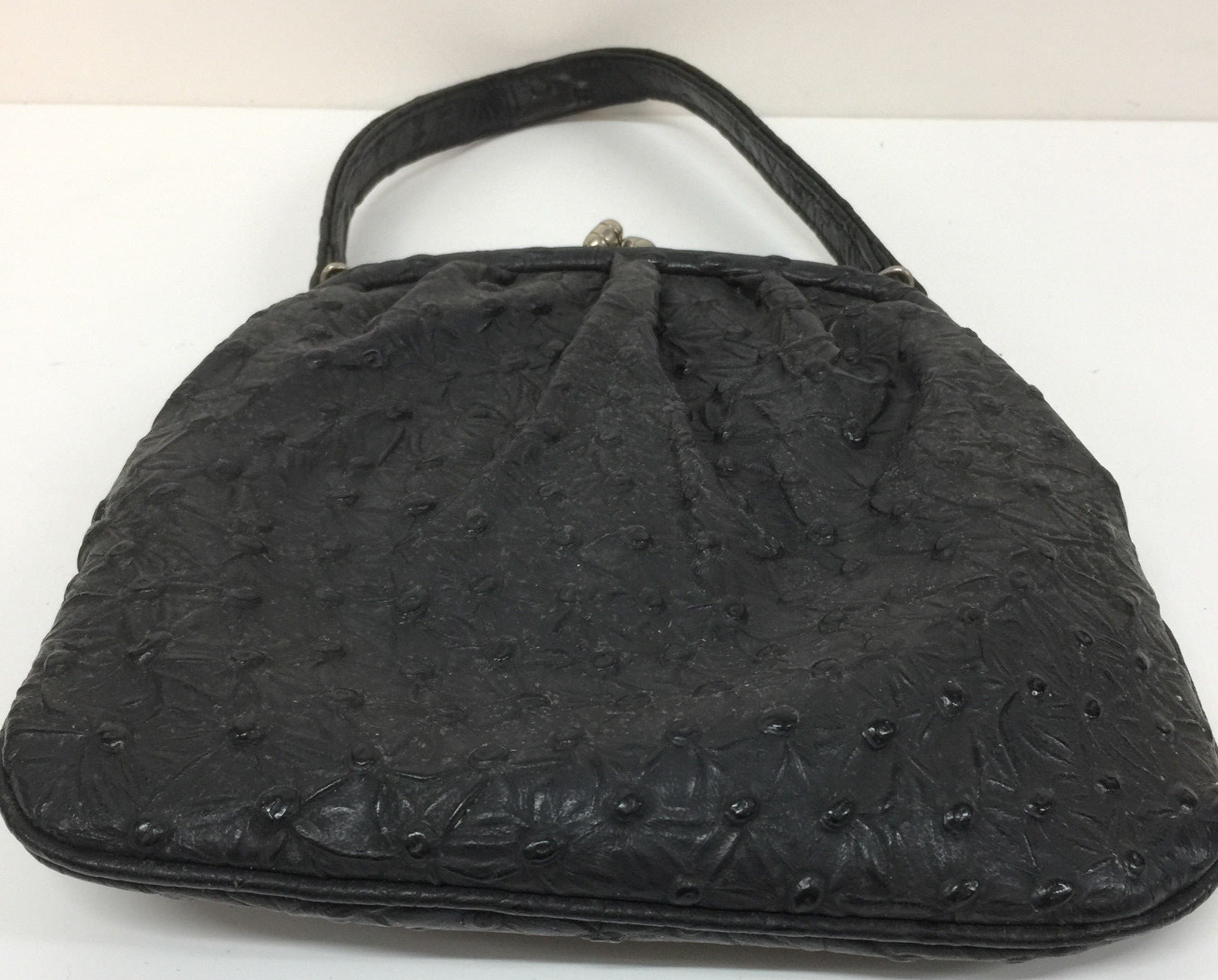ostrich skin bag