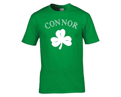 Personalised St Patricks Day Shamrock T Shirt Custom St Pattys Day Kids Adults
