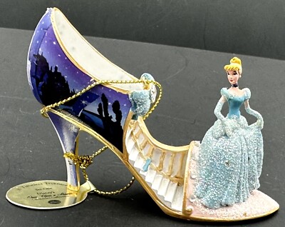 Disney Princess Cinderella Once Upon A Slipper Shoe Christmas Ornament Bradford