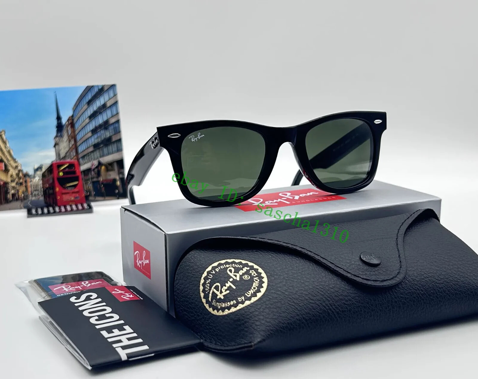 小物 Ray Ban WAYFARER RB2140 Amazon.com: Ray-Ban RB2140 WAYFARER 901 50M Black/Crystal