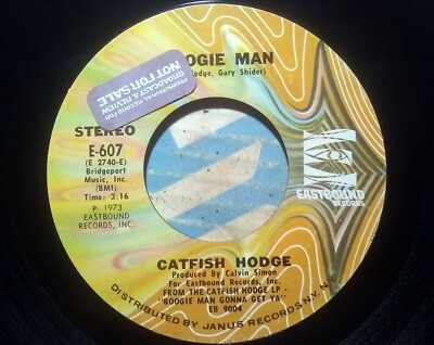 Catfish Hodge - Boogie Man / Stop - Eastbound 607 - Promo  