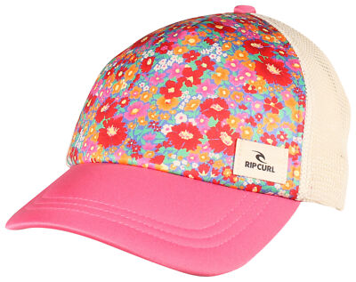 Rip Curl Mixed Yardage Womens Trucker Hat - Pink - New