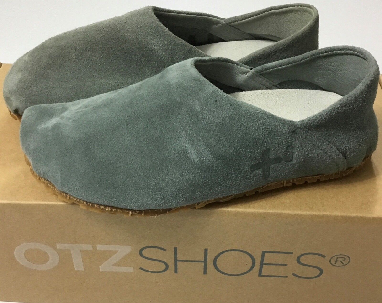 Unisex OTZ 300GMS Slip On Shoes Goat Suede 3707 Charcoal EU