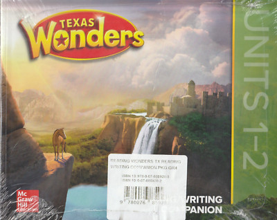 Texas Wonders Reading/Writing Companion Units 1-6 Three Books Total Grade 4 LC10