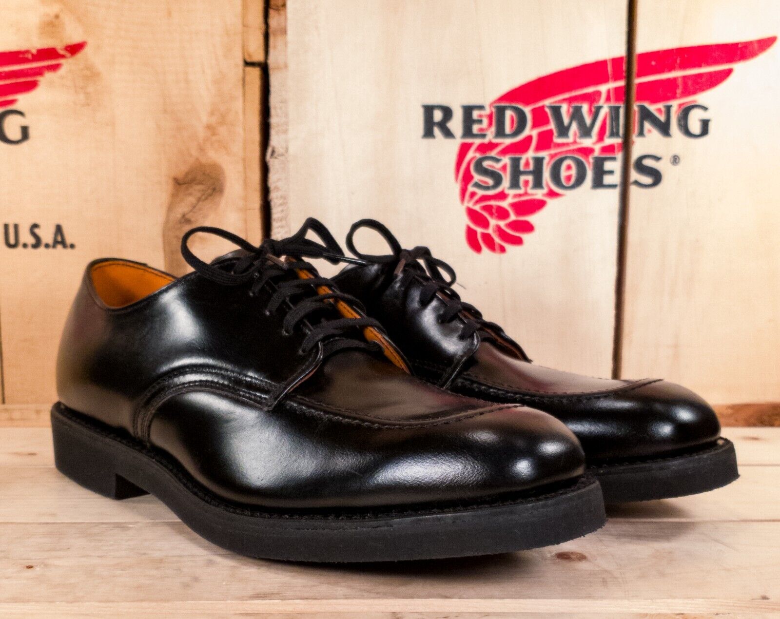 Red Wing 9335 Moc Toe Oxfords Size 9A (USA) (1970s Version Red Wing 9335 Moc Toe Oxfords Size 9A (USA) (1970s Version