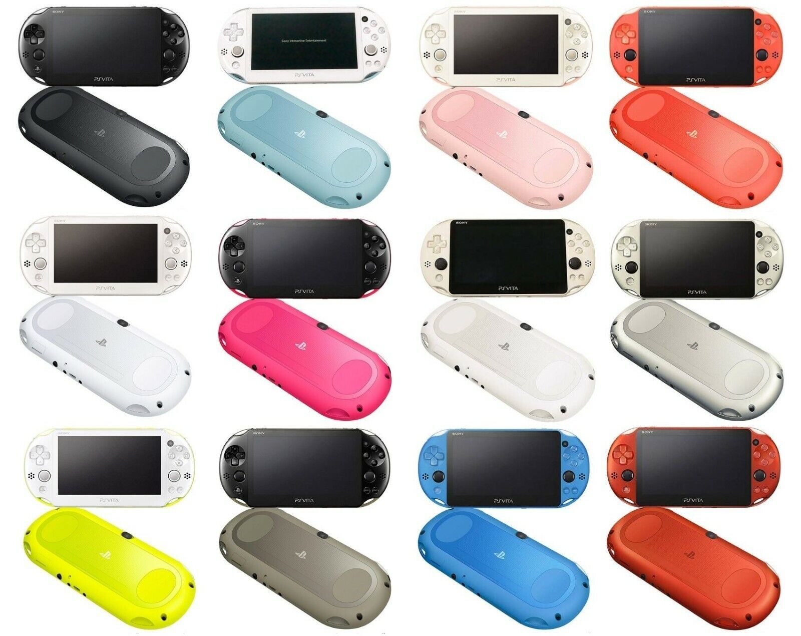 PS Vita PCH-2000 Sony Playstation Console Various Colors PS Vita PCH-2000 Sony Playstation Console Various Colors