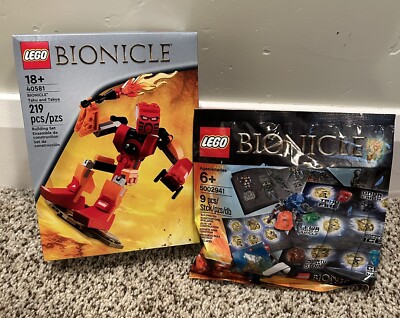 LEGO Icons: BIONICLE Tahu and Takua (40581) NISB w/add-on 5002941