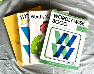 Worldly Wise 3000 Bundle Includes Book 1, Book 2 And Book C. Homeschooling