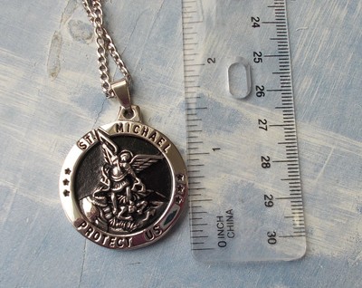 12th Century AD Lifetime Money Back Guarantee Rare Ancient Saint Michael the Archangel Pendant
