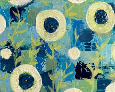 Dandelion by award winning artist. Original Signed Oil Painting 8x10 canvas.