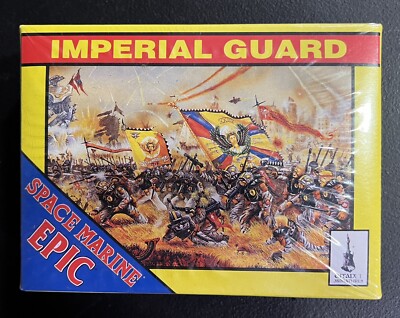 Epic Space Marine Imperial Guard (1993) Warhammer 40k Sealed OOP Vintage Rare