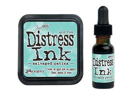 Tim Holtz Distress SALVAGED PATINA- APRIL COLOR #5 Oxide, Reinker, Pad 2021